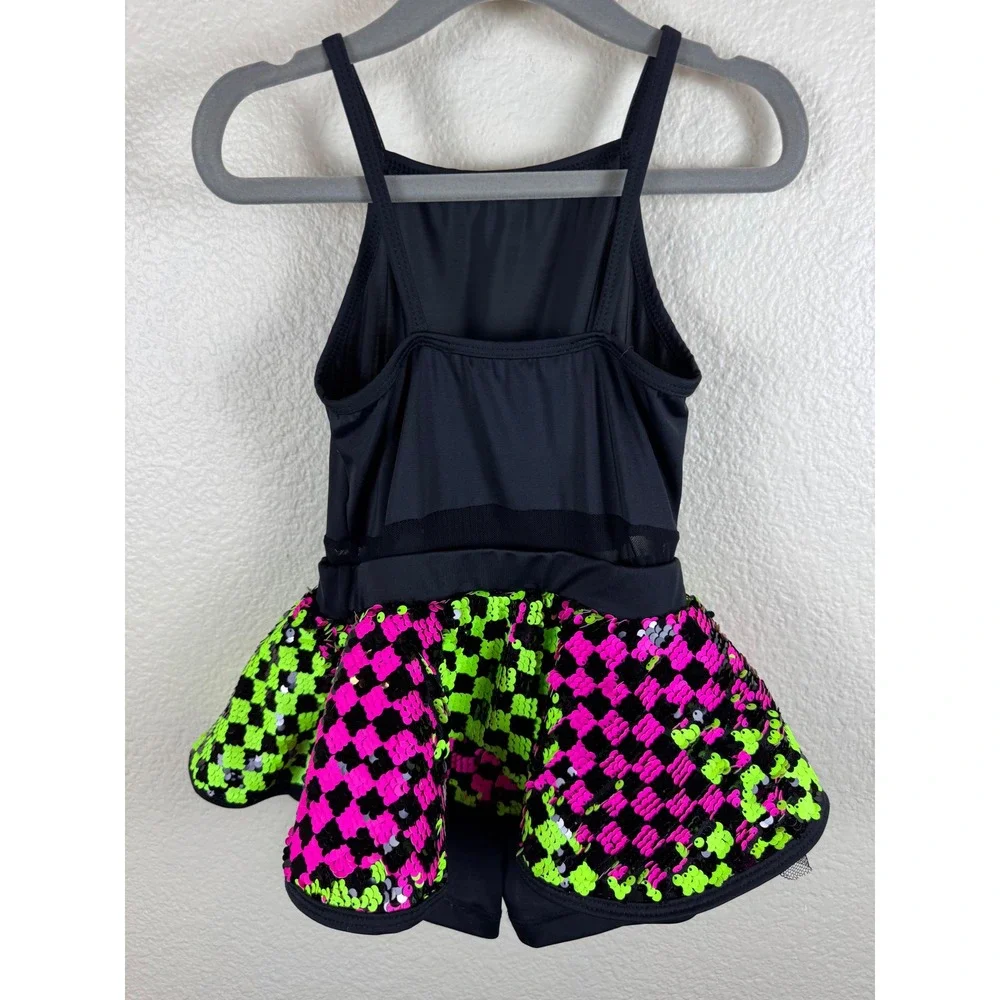 Revolution Dancewear Move Like This RC23511 Sequin Tutu Leotard Kids SC